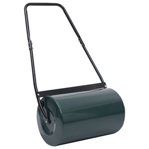 vidaXL Rouleau &agrave; gazon vert et noir 63 cm 50 L