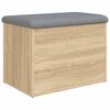 vidaXL Banc de rangement Ch&ecirc;ne Sonoma 62x42x45 cm Bois d'ing&eacute;nierie