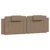 vidaXL Cadre de lit Viana sans matelas cappuccino 160x200 cm similicuir