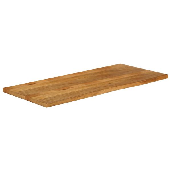 vidaXL Dessus de table &agrave; bord vivant 140x60x2,5cm bois massif manguier