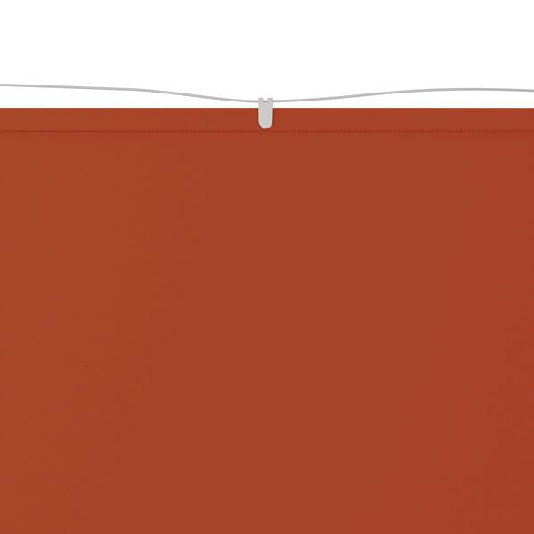 vidaXL Auvent vertical Terre cuite 60x1200 cm Tissu oxford