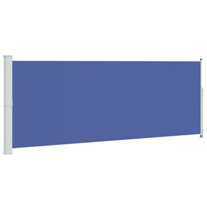 vidaXL Auvent lat&eacute;ral r&eacute;tractable de patio 180x500 cm Bleu