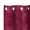 vidaXL Rideaux en velours 2 pcs Bordeaux 140 x 140 cm Velours