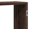 vidaXL &Eacute;tag&egrave;re murale ch&ecirc;ne marron 129x18x42 cm bois d'ing&eacute;nierie