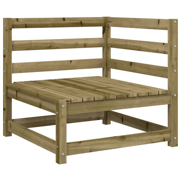 vidaXL Salon de jardin 2 pcs bois de pin impr&eacute;gn&eacute;