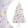 vidaXL Sapin de No&euml;l Artificiel &agrave; Branches Articul&eacute;es Blanc LED