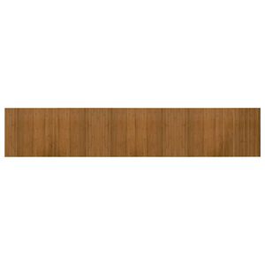 vidaXL Tapis rectangulaire marron 60x300 cm bambou