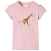 T-shirt pour enfants rose clair 128