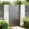 vidaXL Porte de Jardin Noir 105 x 200 cm Acier peint par poudre