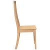 vidaXL Chaises &agrave; manger 2 pcs bois massif caoutchouc