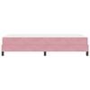 vidaXL Lit &agrave; ressorts avec matelas Rose 80 x 200 cm tissu