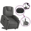 vidaXL Fauteuil inclinable Gris fonc&eacute; Tissu