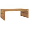 vidaXL Table basse 110x60x38 cm bois de teck solide