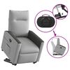 vidaXL Fauteuil inclinable gris nuage tissu