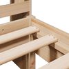 vidaXL Lit bibliothèque sans matelas 100x200 cm bois massif de pin