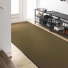 vidaXL Tapis d'entrée Marron et Noir 120 x 300 cm Polyamide et PVC