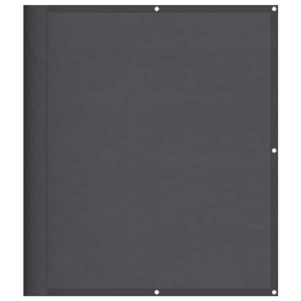 vidaXL &Eacute;cran de balcon anthracite 120x800 cm 100% polyester oxford