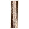 vidaXL Moustiquaire Beige et marron clair 56x200 cm Chenille