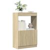 vidaXL Buffet haut ch&ecirc;ne sonoma 63x33x100 cm bois d'ing&eacute;nierie