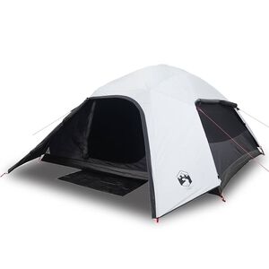 vidaXL Tente de camping &agrave; d&ocirc;me 4 personnes tissu occultant imperm&eacute;able
