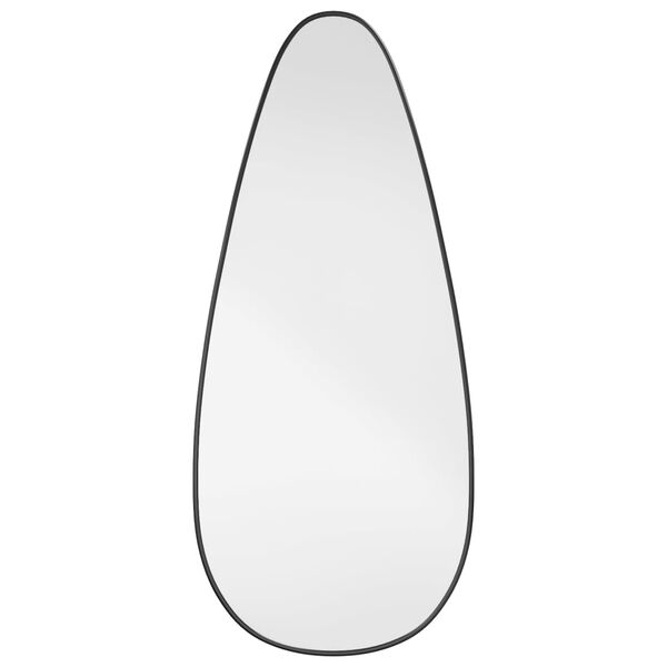 vidaXL Miroir mural Noir 80x35 cm