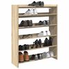 vidaXL &Eacute;tag&egrave;re &agrave; chaussures ch&ecirc;ne sonoma 80x25x100cm bois d'ing&eacute;nierie