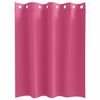 vidaXL Rideaux occultants avec anneaux 2 pcs Rose vif 140 x 140 cm