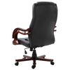 vidaXL Chaise de bureau Noir Similicuir
