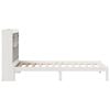 vidaXL Lit biblioth&egrave;que sans matelas blanc 75x190cm bois de pin massif