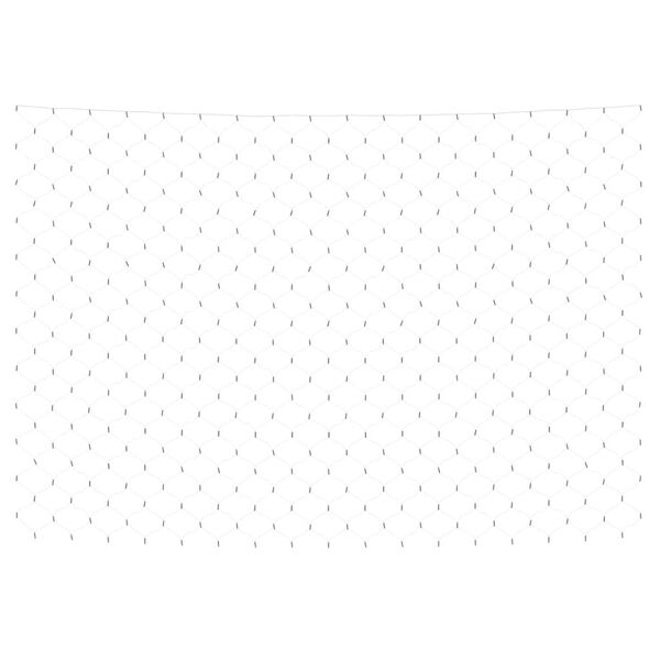 vidaXL Filet lumineux blanc chaud de Noël 3x3 m 306 LED Int/ext