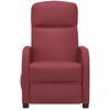 vidaXL Fauteuil de massage électrique Rouge bordeaux Similicuir