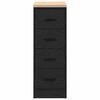 vidaXL Armoire de rangement de garage noir 30x51x85 cm bois de pin