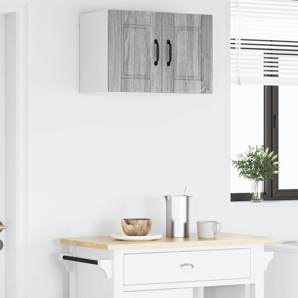 vidaXL Armoire de cuisine avec &eacute;tag&egrave;re Gris Sonoma 60 x 31 x 40 cm