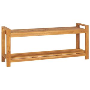 vidaXL Banc 120 cm Bois de teck solide