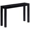 vidaXL Table console Noir 118 x 30 x 76 cm Bois de manguier massif