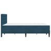 vidaXL Cadre de lit avec matelas Bleu 120 x 190 cm Velours