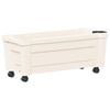 vidaXL Pot Calypso avec roues PP Blanc