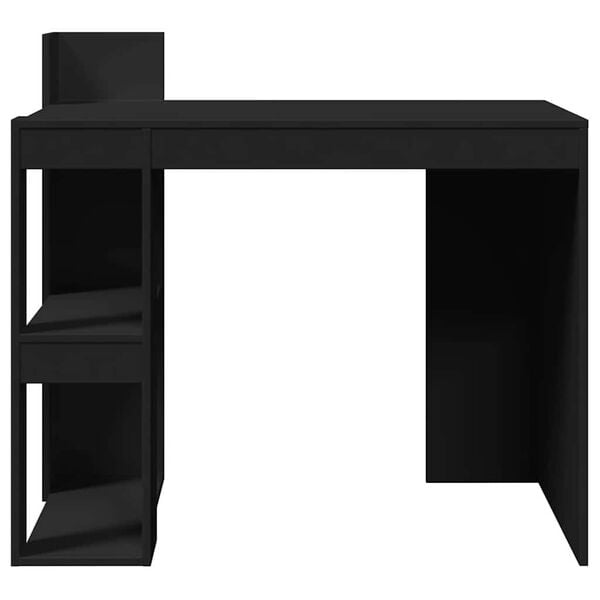 vidaXL Bureau noir 103,5x56,5x94 cm bois d'ing&eacute;nierie