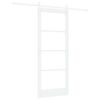 vidaXL Porte coulissante ORKDAL Blanc 83 x 202 cm