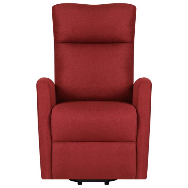 vidaXL Fauteuil de massage Rouge bordeaux Tissu