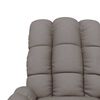 vidaXL Fauteuil inclinable Taupe Tissu
