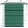 vidaXL Lit sur&eacute;lev&eacute; de jardin Acier galvanis&eacute; 320x40x45 cm Vert