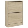 vidaXL Armoire &agrave; chaussures ch&ecirc;ne sonoma 60x21x87,5 cm bois ing&eacute;nierie