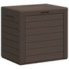 vidaXL Bo&icirc;te de stockage de jardin Marron 58,5x46x55 cm Polypropyl&egrave;ne
