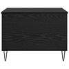 vidaXL Table basse Ch&ecirc;ne noir 60 x 44,5 x 45 cm Bois d'ing&eacute;nierie
