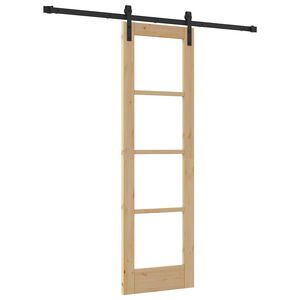 vidaXL Porte coulissante ORKDAL Naturel 61 x 198,5 cm
