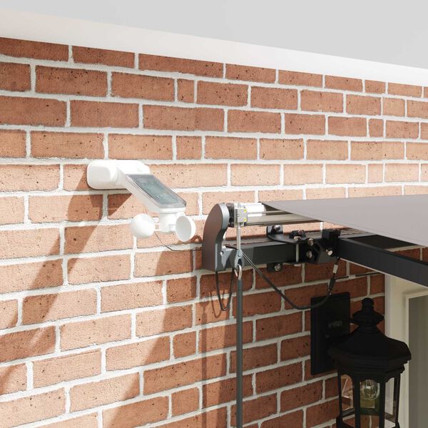 vidaXL Tissu de auvent avec Gris clair 500 &times; 300 cm Polyester