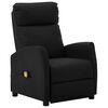 vidaXL Fauteuil de massage Noir Similicuir