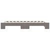 vidaXL Lit de jour avec gigogne sans matelas taupe 80x200 cm