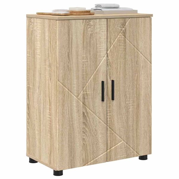 vidaXL Cabinet de salle de bain Ch&ecirc;ne Sonoma 60 x 35 x 80 cm